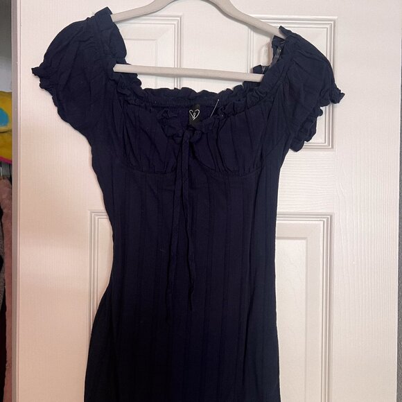 NAVY DRESS - Picture 1 of 3